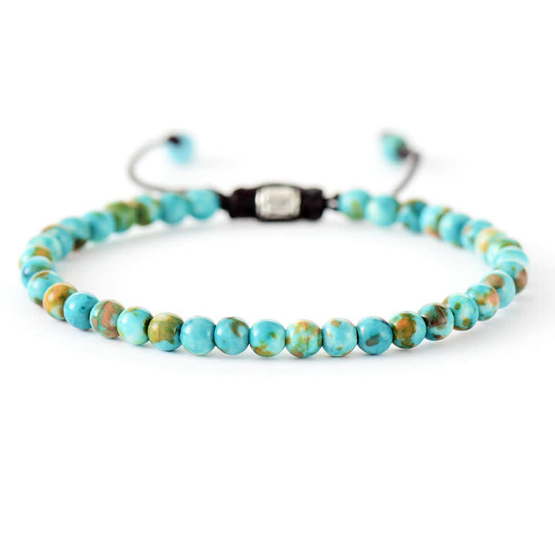 Natural Stone Pearl Adjustable Braided Bracelet - Aisha-Kaiserstein-Nora Luxe