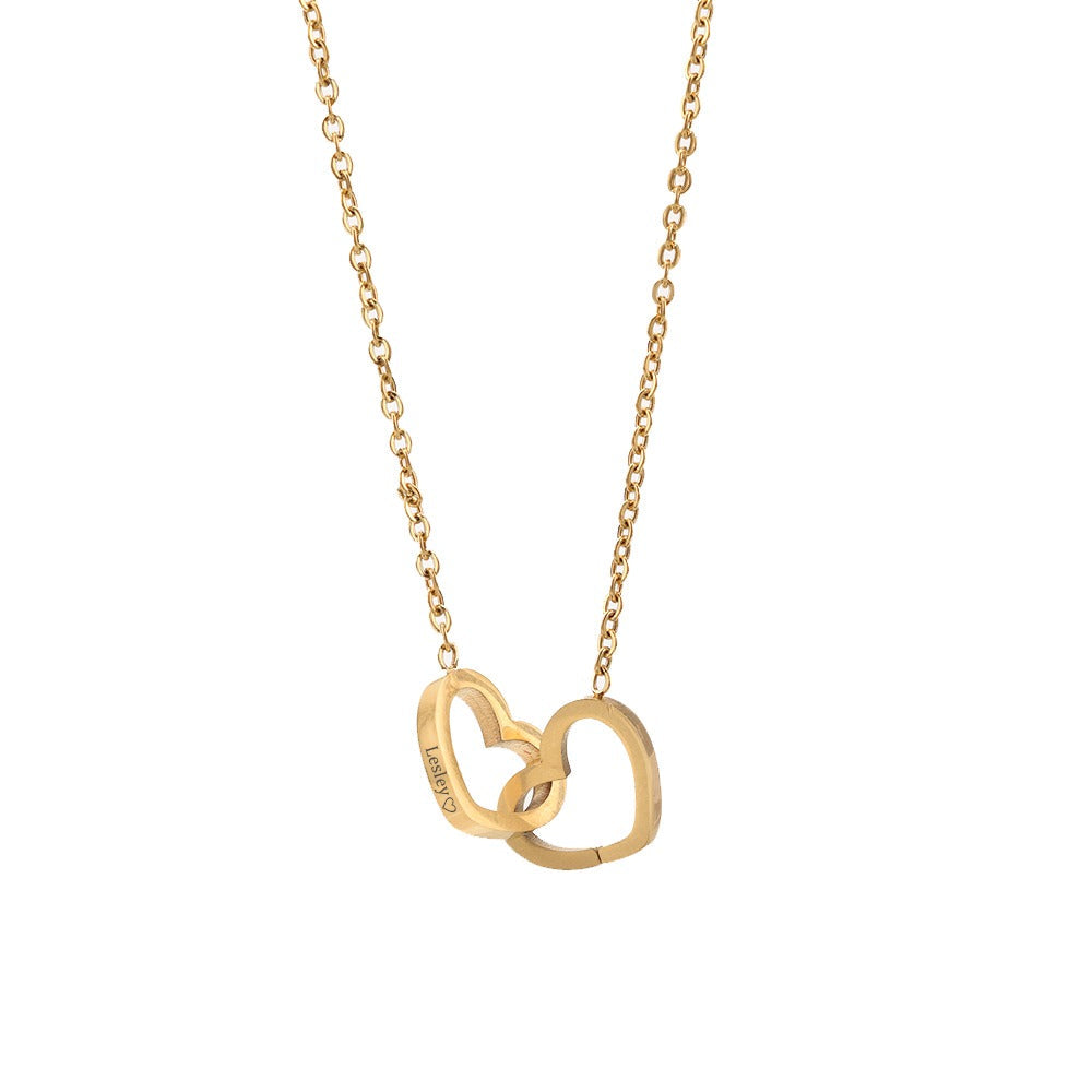 Necklace & Rose in Luxury Jewellery Box with Hidden Surprise - Lunavia-14k White Gold-The Livary