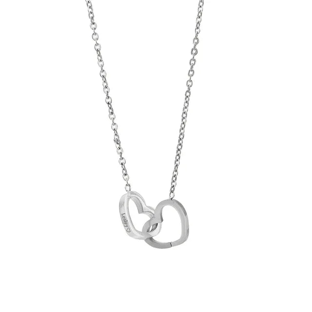 Necklace & Rose in Luxury Jewellery Box with Hidden Surprise - Lunavia-14k White Gold-The Livary