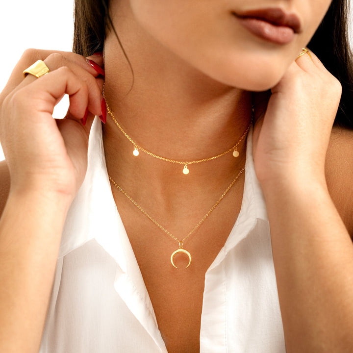 Necklace Small Circles - Aylin-Gold-Nora Luxe