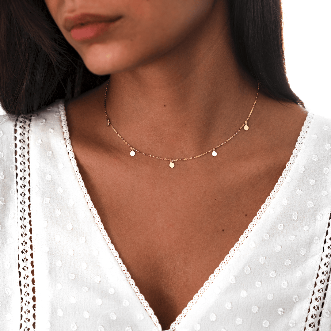 Necklace Small Circles - Aylin-Gold-Nora Luxe