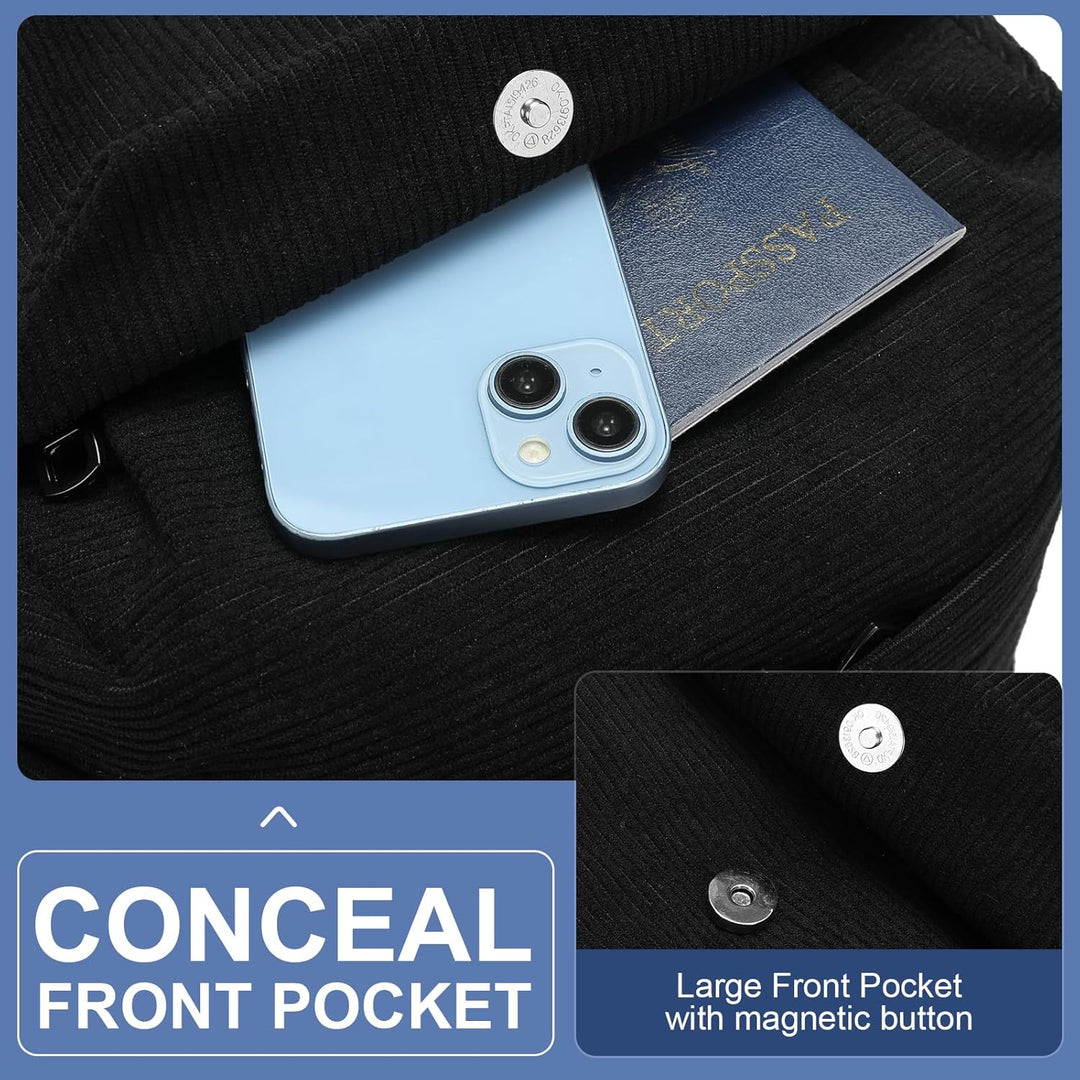 Lightweight Water-Resistant Laptop & Travel Backpack with Organised Compartments