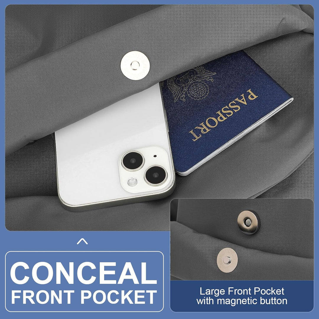 Lightweight Water-Resistant Laptop & Travel Backpack with Organised Compartments