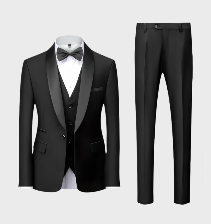 Nice 3-piece Men's Set - Adrian-Black-S-Nora Luxe