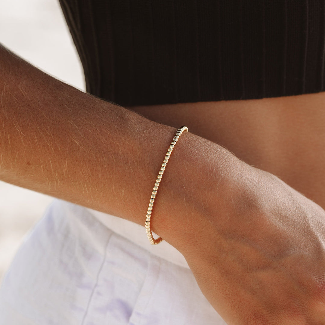 Nice Beaded Bracelet - Nova-Gold-Nora Luxe