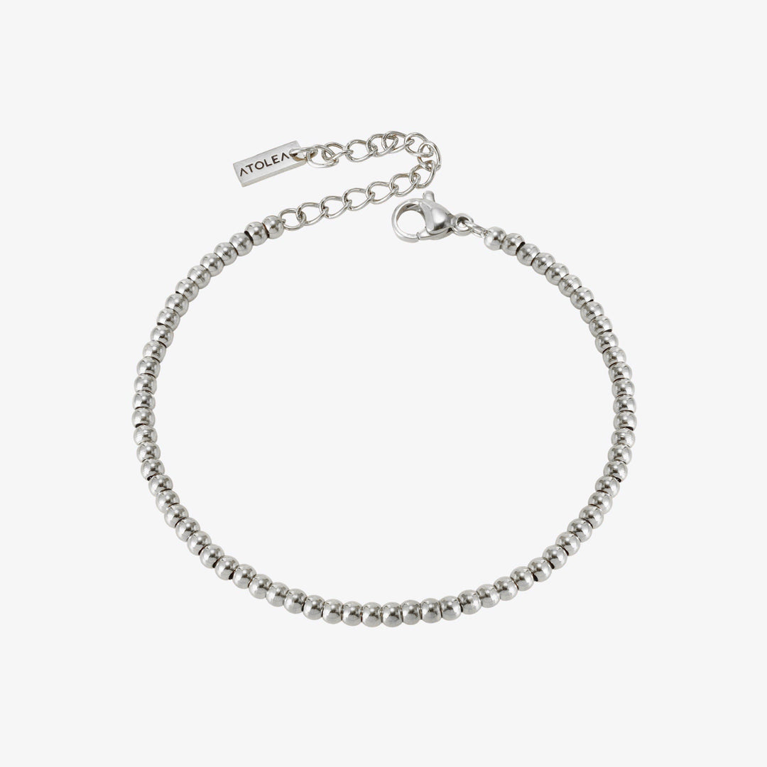 Nice Beaded Bracelet - Nova-Silver-Nora Luxe