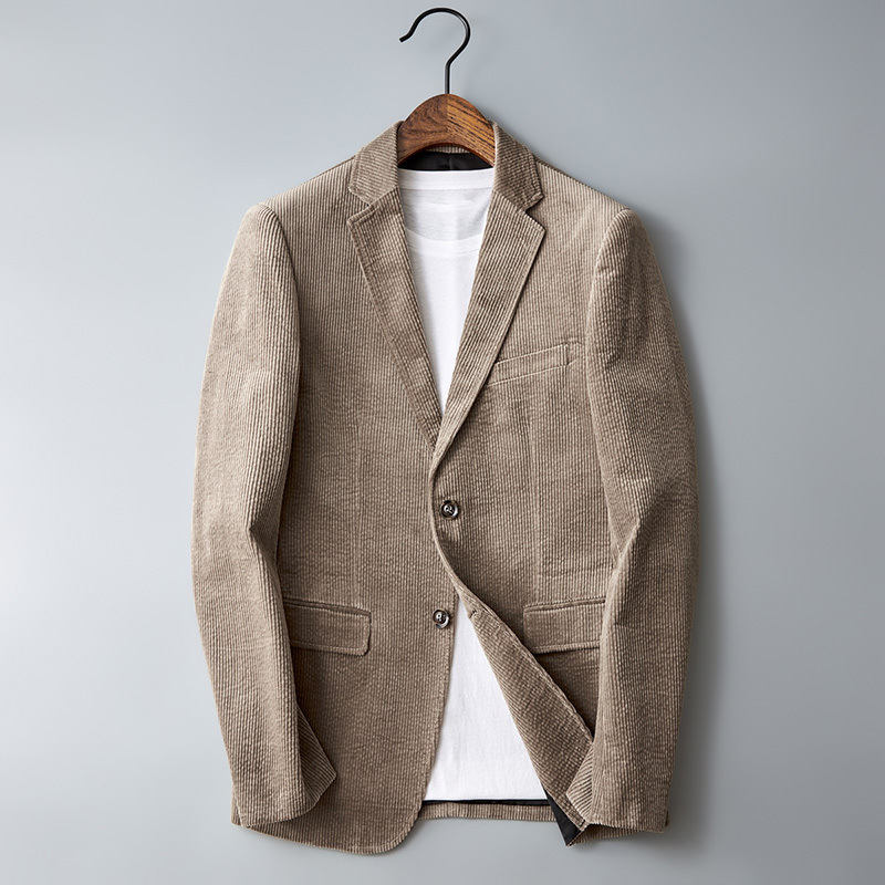 Nice Men's Corduroy Blazer - Vincent-Brown-S-Nora Luxe