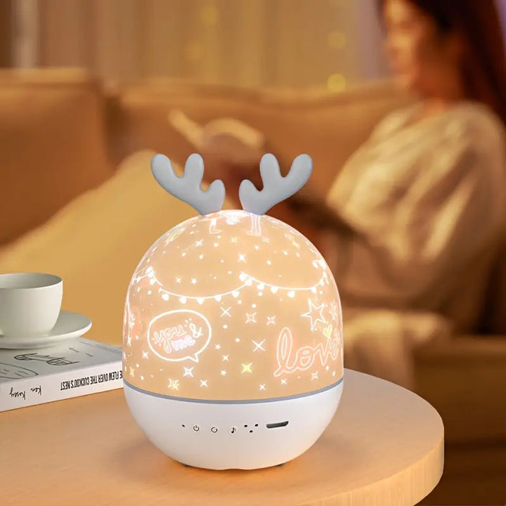 Night Light Star Projector - Dream Light-Lamp Deer-Nora Luxe