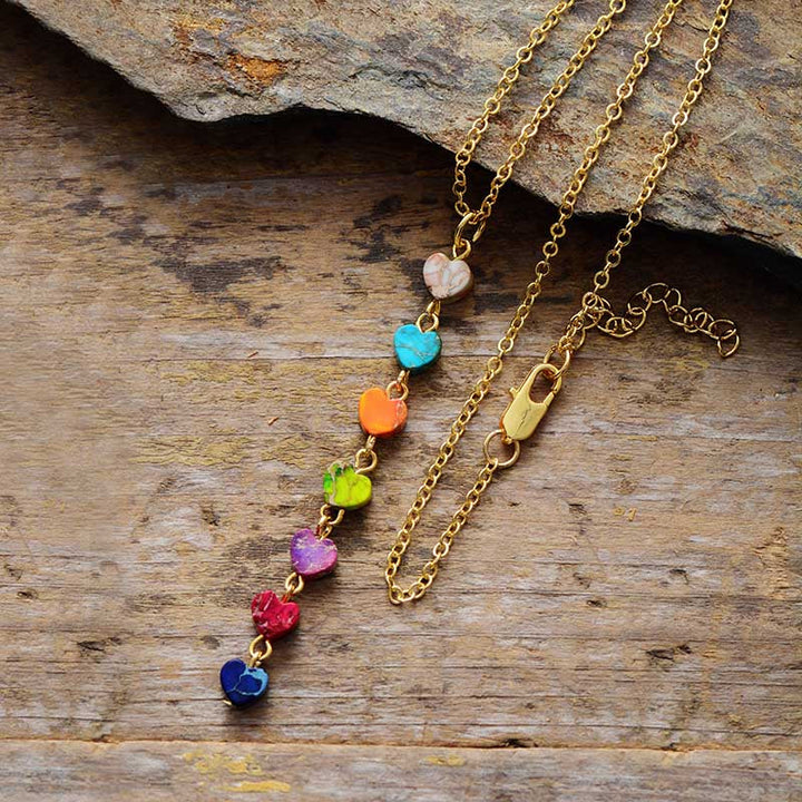 Night Sky 7 Chakra Pendant - Astra-Nora Luxe