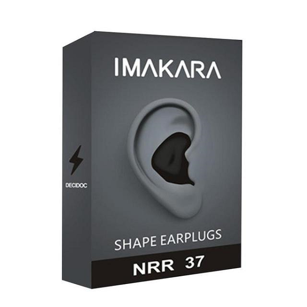 Noise-Cancelling Earplugs - SilentComfort-Black-Nora Luxe