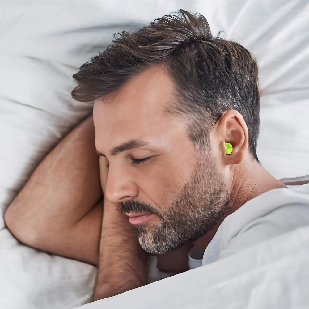 Noise-Cancelling Earplugs - SilentComfort-Yellow-Nora Luxe