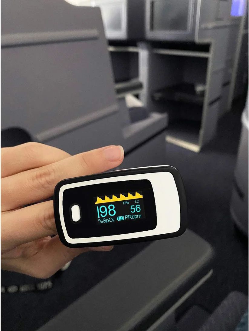 Non-Invasive Finger Oximeter with LED Display - PrecisionPulse-Nora Luxe