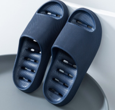 Non-slip & Soft Bathroom Slippers Unisex – Noah-Blue-8-8.5-Nora Luxe