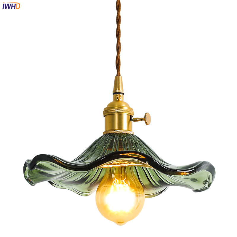 NORDIC DESIGN LED HANGING LAMP | COLOURED GLASS & COPPER LIGHTING FOR BEDROOM, LIVING ROOM & BAR-Glass A-Nora Luxe