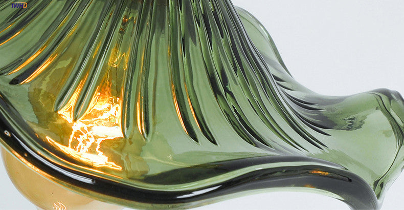 NORDIC DESIGN LED HANGING LAMP | COLOURED GLASS & COPPER LIGHTING FOR BEDROOM, LIVING ROOM & BAR-Glass A-Nora Luxe
