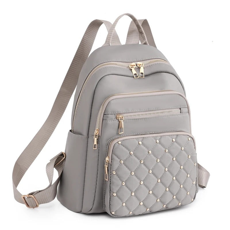 Lightweight Water-Resistant Nylon Backpack for Women – Travel & School