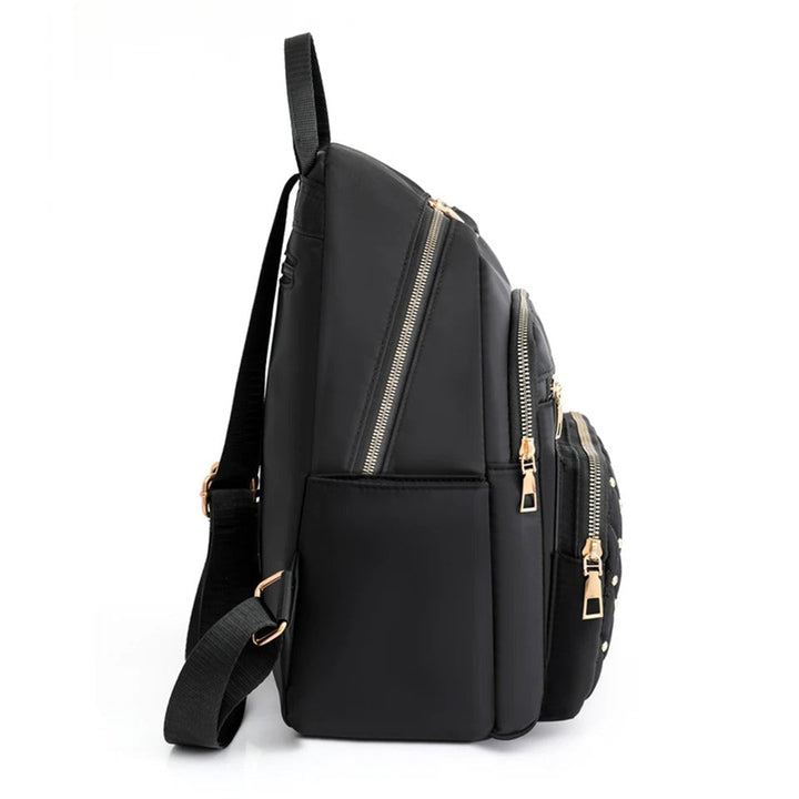 Lightweight Water-Resistant Nylon Backpack for Women – Travel & School
