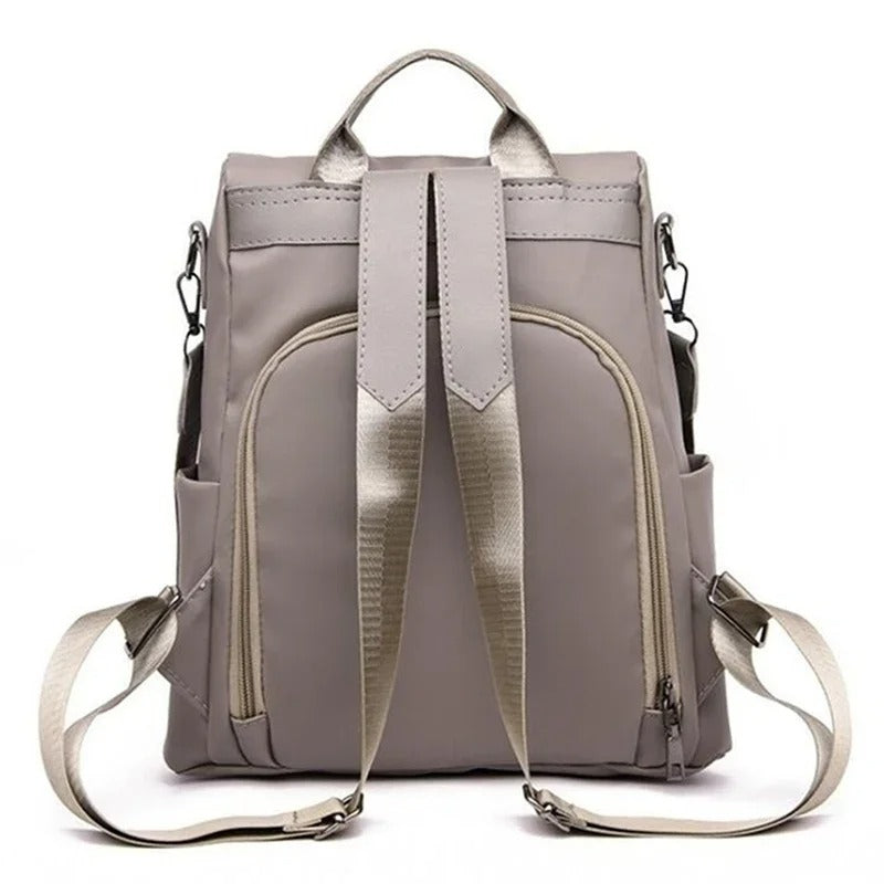 Lightweight Water-Resistant Nylon Backpack for Women – Multi-Way Carry