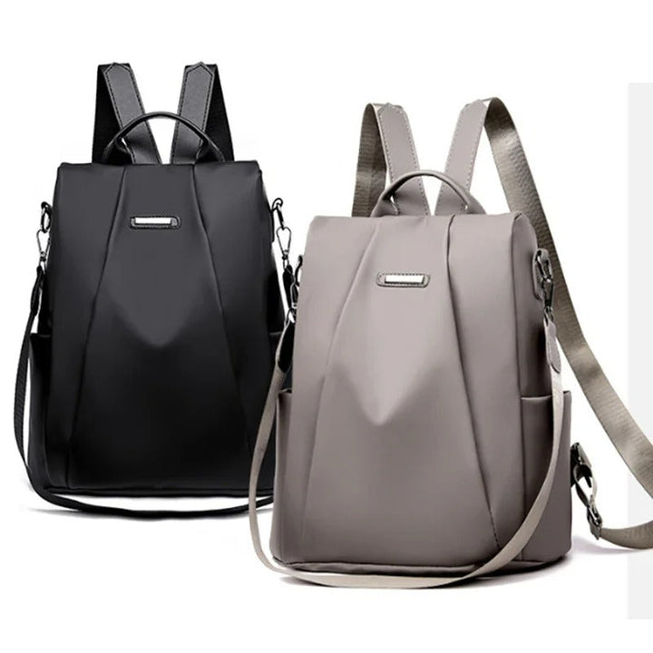 Lightweight Water-Resistant Nylon Backpack for Women – Multi-Way Carry