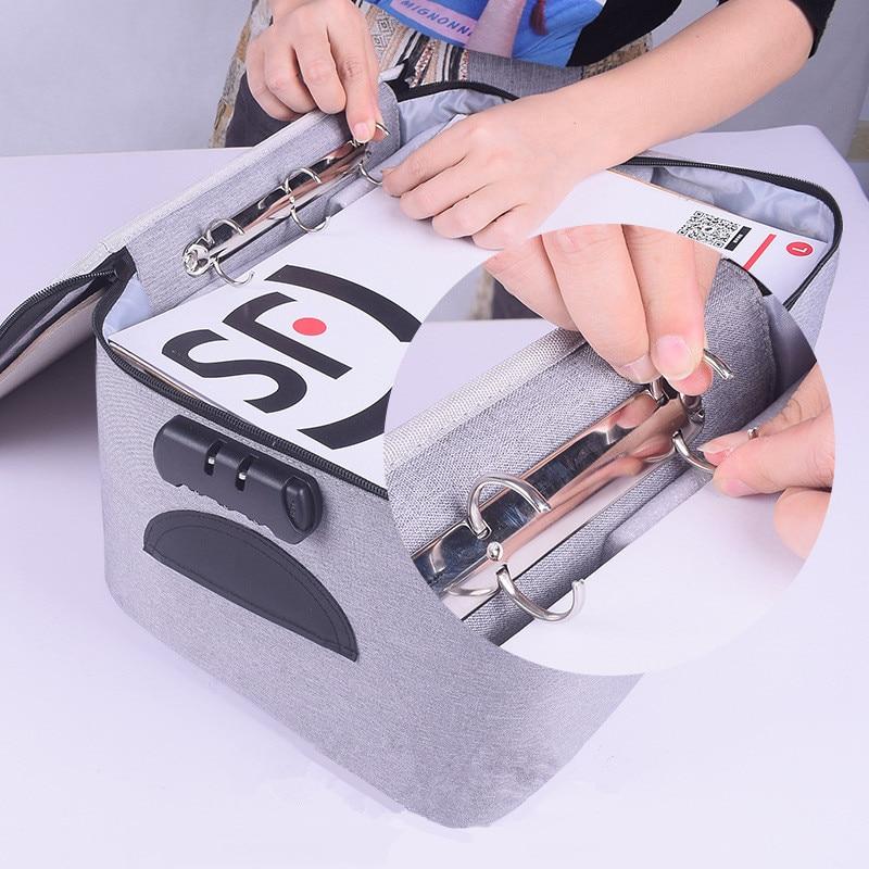 Lockable Waterproof Document Storage Case – Buy 1, Take 1 FREE Multi-Layer Travel Organiser
