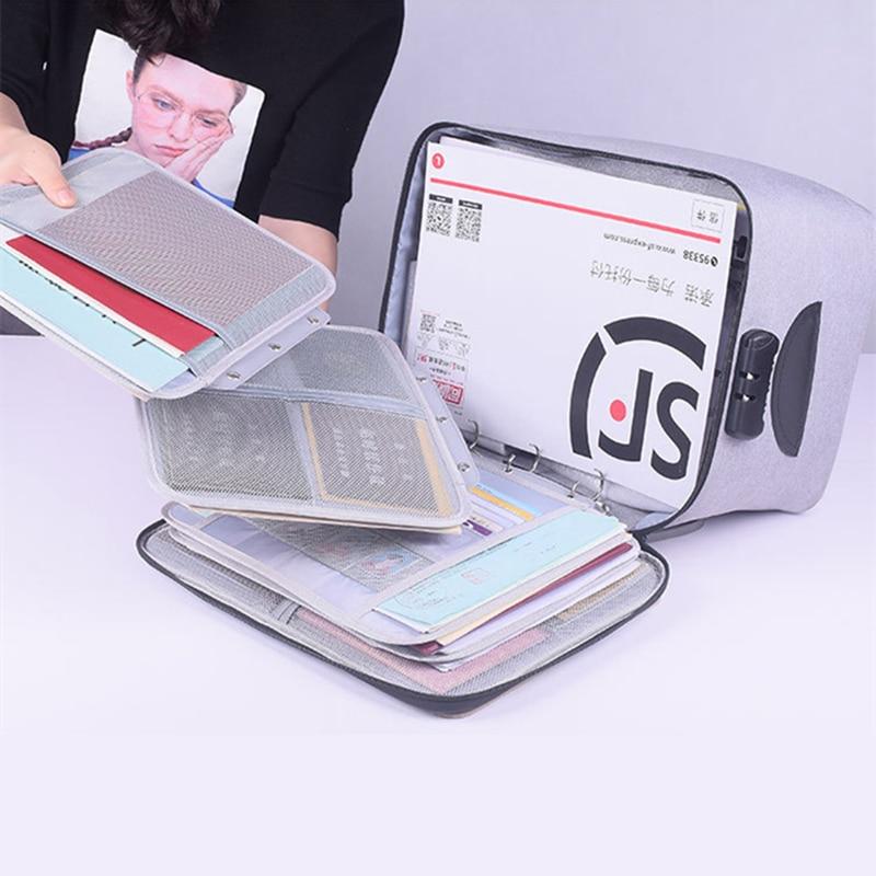 Lockable Waterproof Document Storage Case – Buy 1, Take 1 FREE Multi-Layer Travel Organiser