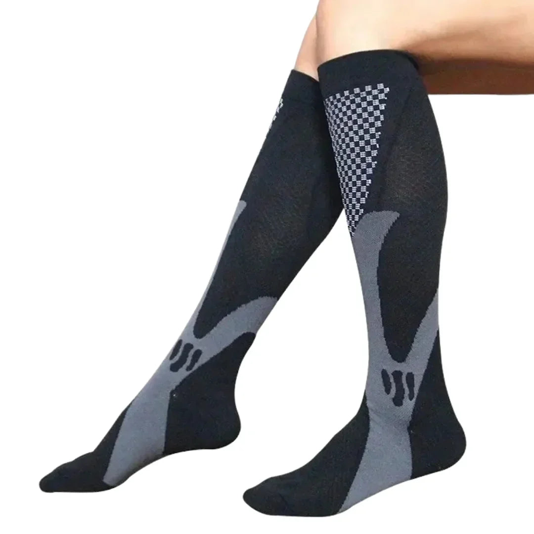 Orthopaedic Compression Socks - ActiveSupport-Black-S/M (4.5 – 6.5)-1 pair-Nora Luxe