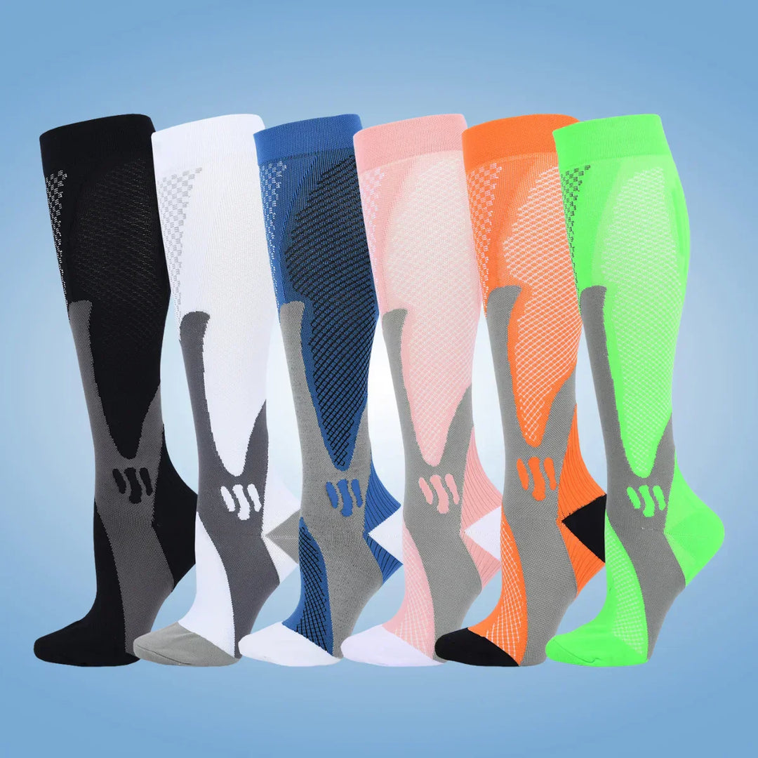 Orthopaedic Compression Socks - ActiveSupport-Black-S/M (4.5 – 6.5)-3 pairs-Nora Luxe