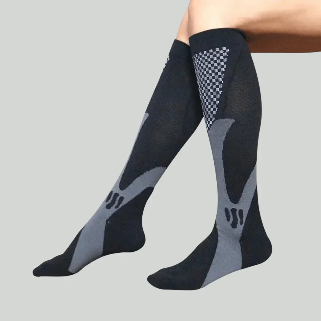 Orthopaedic Compression Socks - ActiveSupport-Black-S/M (4.5 – 6.5)-3 pairs-Nora Luxe