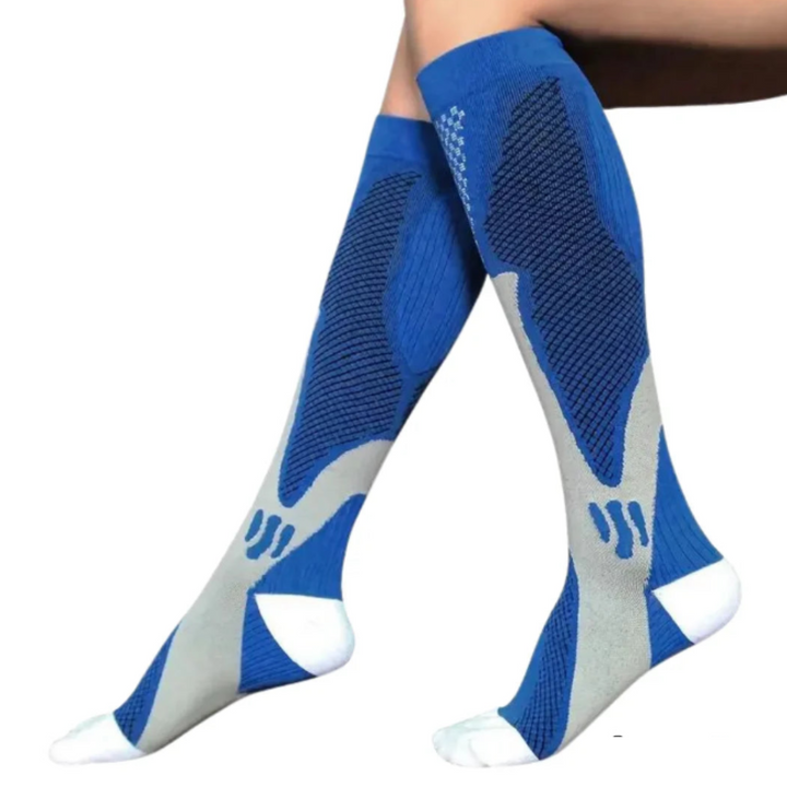 Orthopaedic Compression Socks - ActiveSupport-Blue-S/M (4.5 – 6.5)-1 pair-Nora Luxe