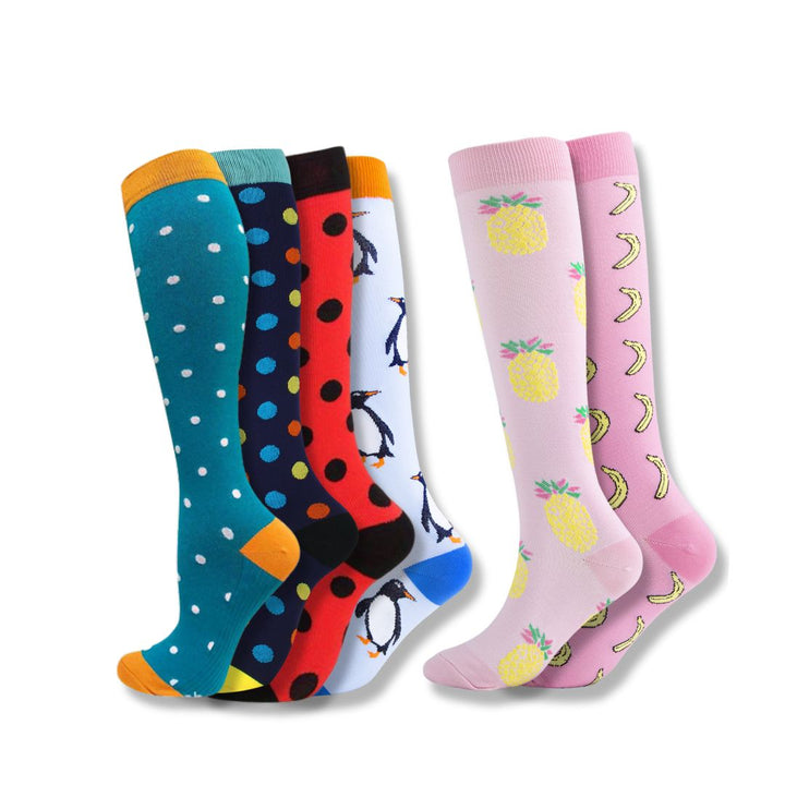 Orthopaedic Compression Socks (Ladies) - VitalEase-11 (4+2 FREE)-US 5 – 8 (S/M)-Nora Luxe