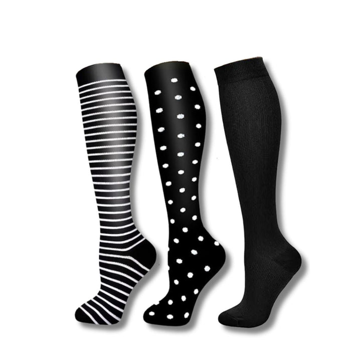 Orthopaedic Compression Socks (Ladies) - VitalEase-5 (2+1 FREE)-US 5 – 8 (S/M)-Nora Luxe