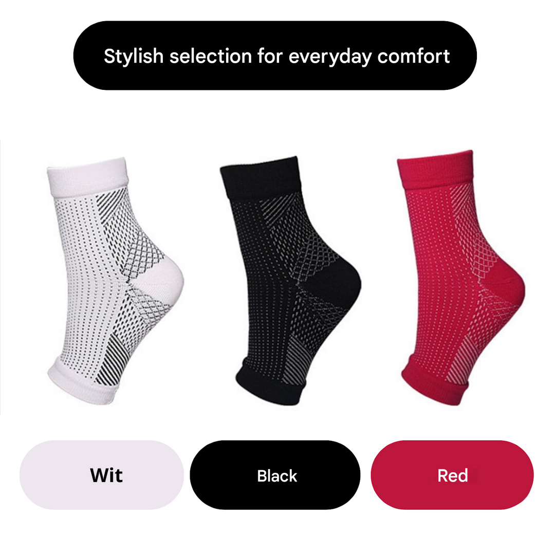 Orthopaedic Compression Socks - RevitaStep-Black-5 – 7.5-1x Pair-Nora Luxe