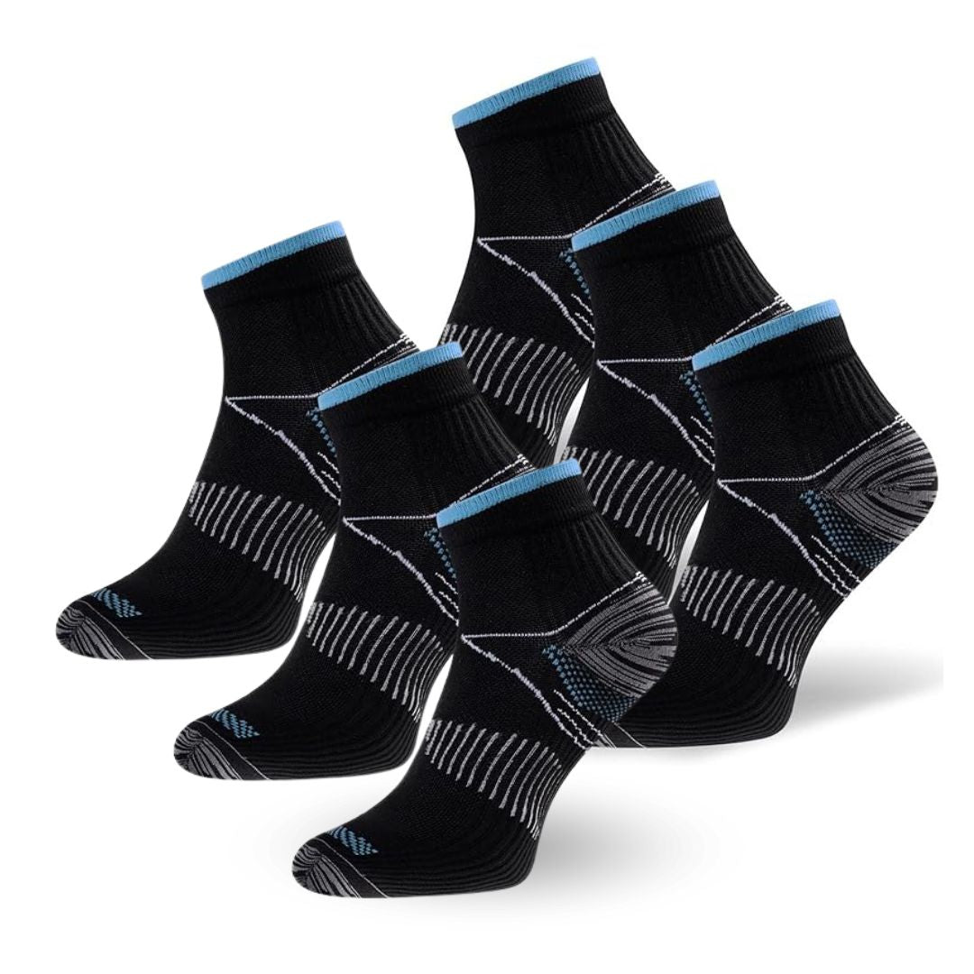 Orthopaedic Compression Socks - SlimSupport PRO 2.0-Black (3+3 FREE)-5 – 9 (S/M)-Nora Luxe
