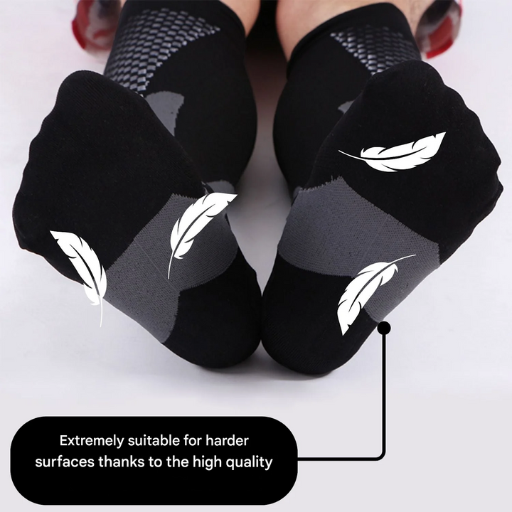 Orthopaedic Compression Socks - VitalForce-Black-S-M (4.5 – 6.5)-1x Pair-Nora Luxe