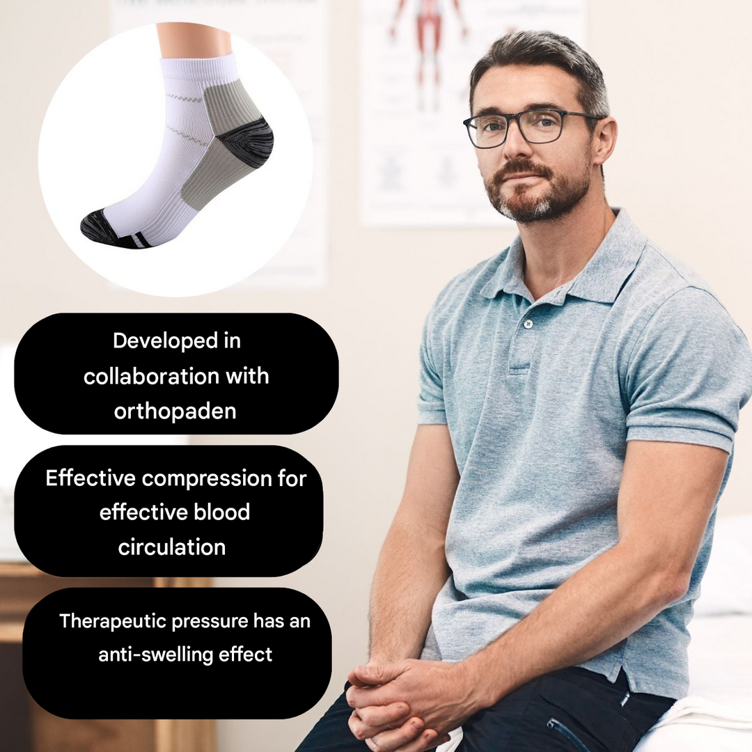 Orthopaedic Compression Socks - VitalStep-Blue-4.5 – 8-1x Pair-Nora Luxe