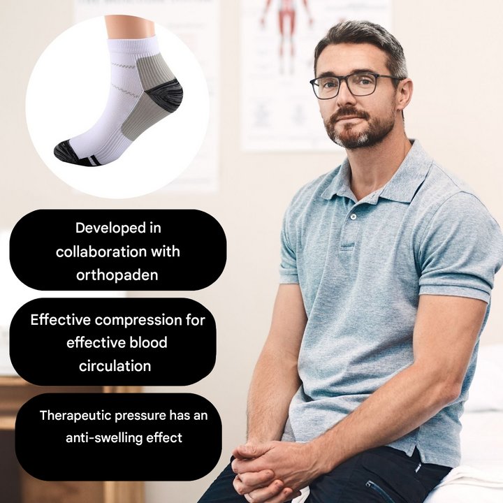 Orthopaedic Compression Socks - VitalStep-Blue-4.5 – 8-1x Pair-Nora Luxe
