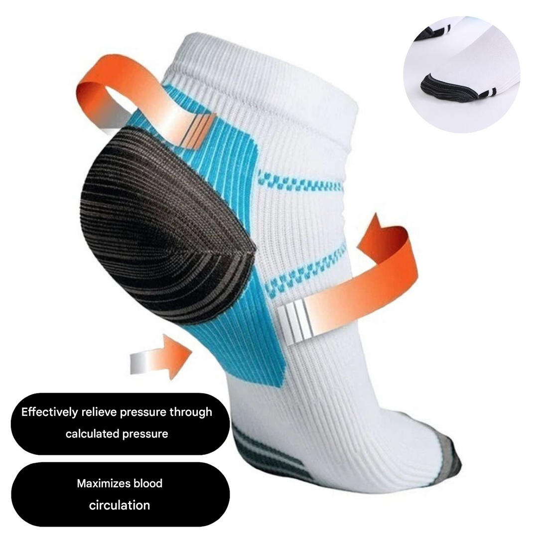 Orthopaedic Compression Socks - VitalStep-Blue-4.5 – 8-1x Pair-Nora Luxe