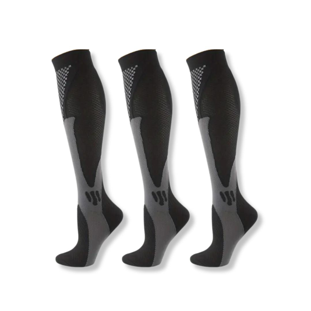 Orthopaedic Compression Stockings - VitalSupport-Black (2+1 FREE)-5-8 (S/M)-Nora Luxe