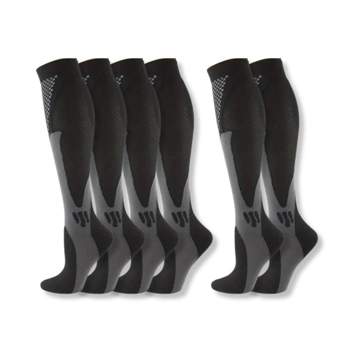 Orthopaedic Compression Stockings - VitalSupport-Black (4+2 FREE)-5-8 (S/M)-Nora Luxe