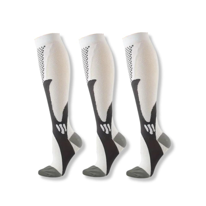 Orthopaedic Compression Stockings - VitalSupport-White (2+1 FREE)-5-8 (S/M)-Nora Luxe