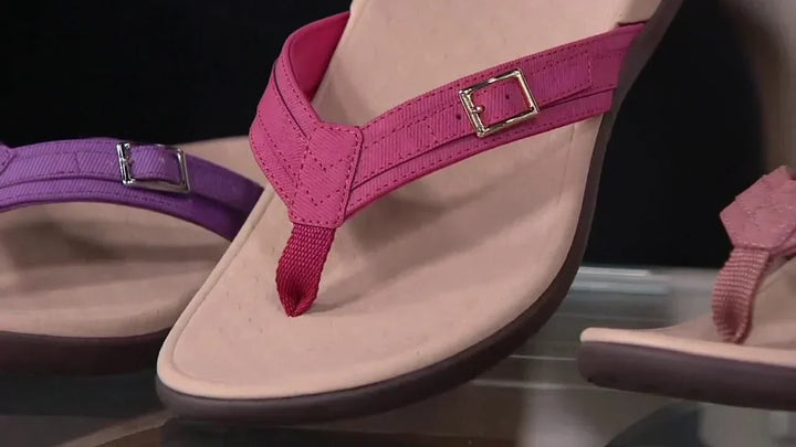 Orthopaedic Dam Sandals with EVA Insole – Amélie-Pink-3-State of Style