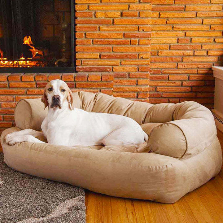Orthopaedic Dog Sofa with Soft Filling - CalmPaw Sofa-Cream-S-Nora Luxe