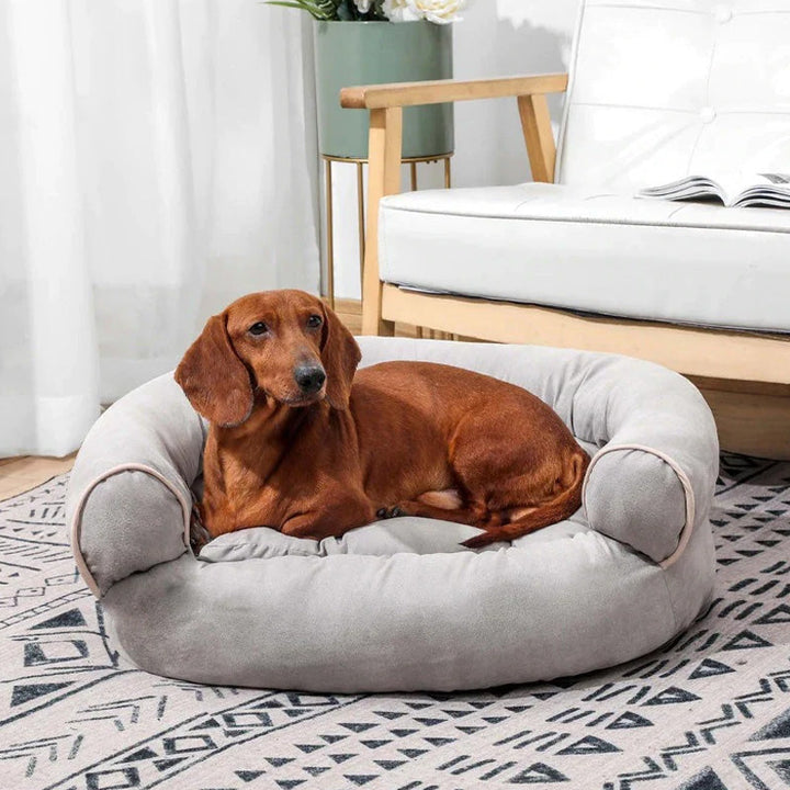 Orthopaedic Dog Sofa with Soft Filling - CalmPaw Sofa-Cream-S-Nora Luxe