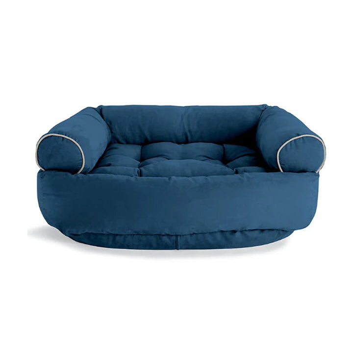 Orthopaedic Dog Sofa with Soft Filling - CalmPaw Sofa-Dark Blue-S-Nora Luxe