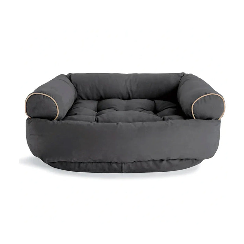 Orthopaedic Dog Sofa with Soft Filling - CalmPaw Sofa-Dark Gray-S-Nora Luxe