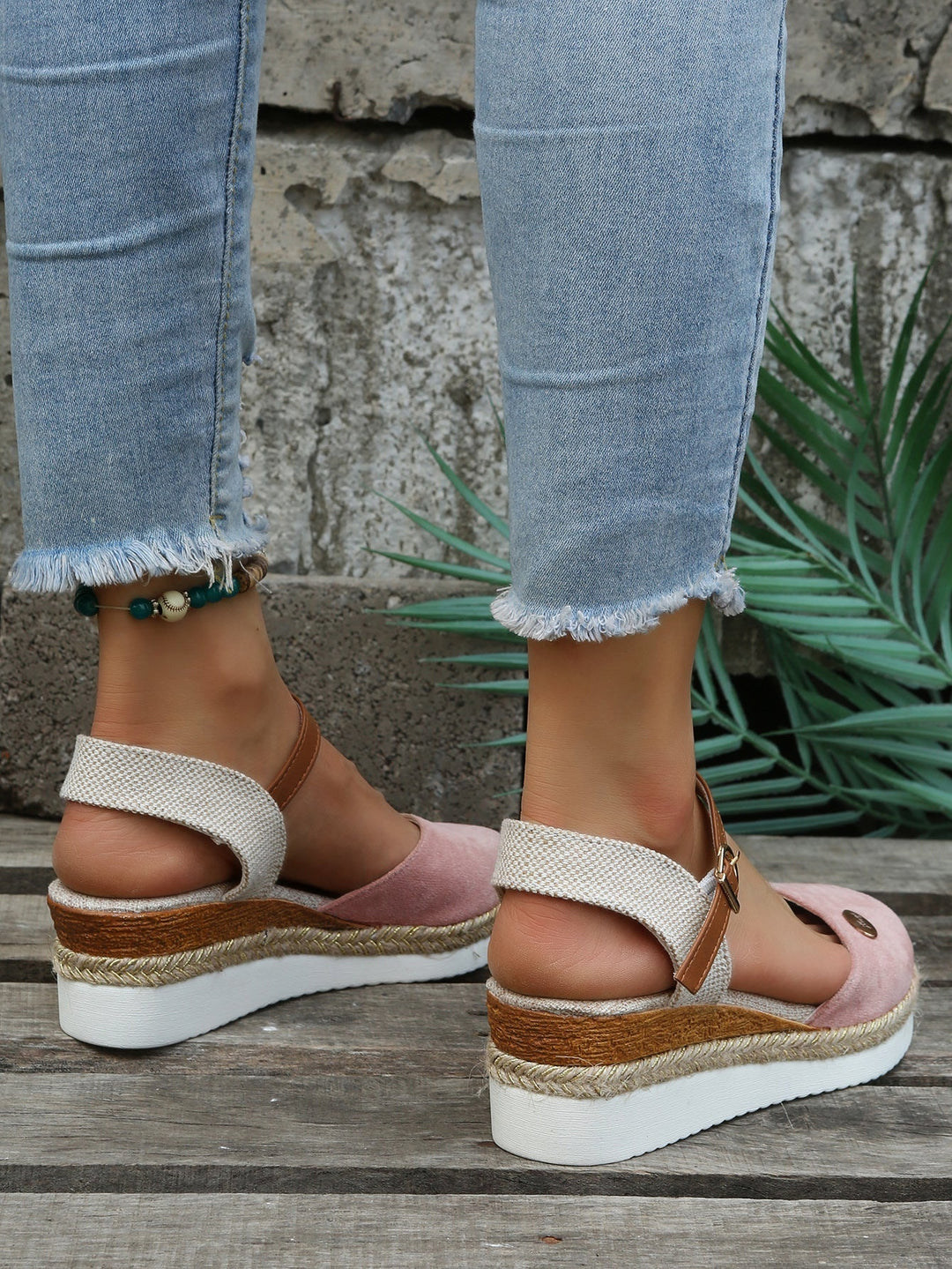 Orthopaedic Fashionable Brown Espadrilles - Livia-Brown-4-Nora Luxe