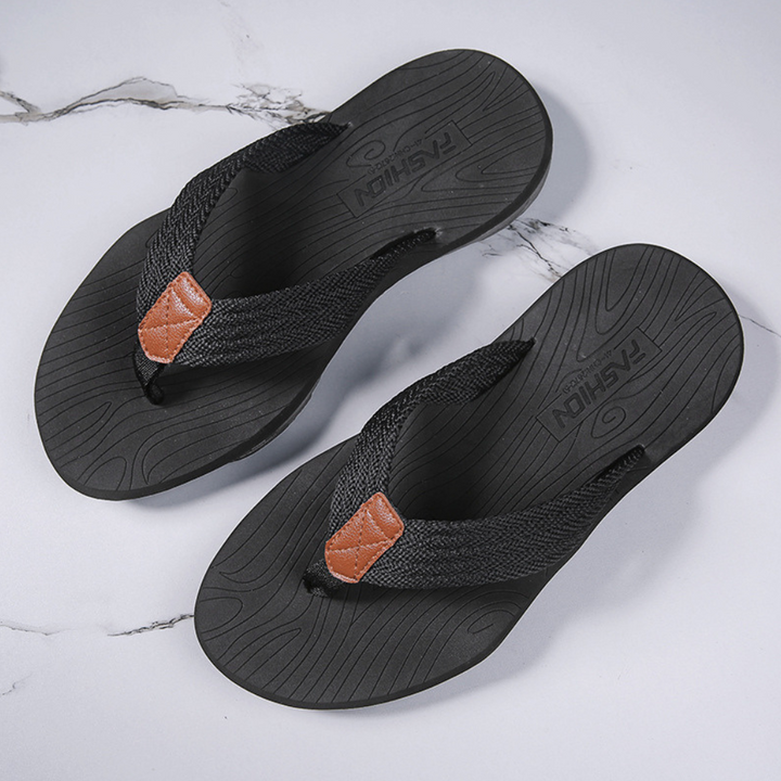 Orthopaedic Flip Flops – Milan-6-Black-State of Style