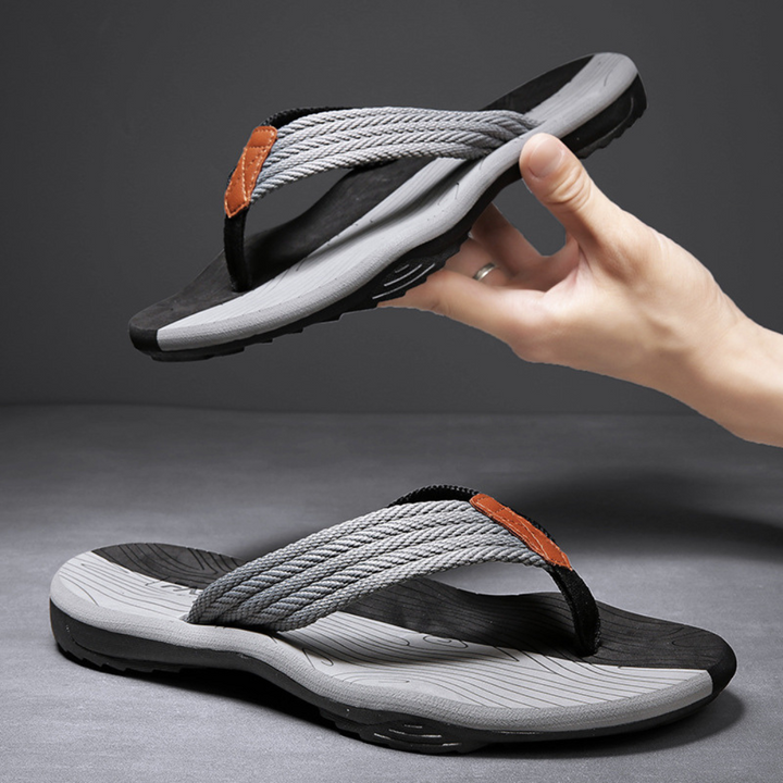 Orthopaedic Flip Flops – Milan-6-Black-State of Style