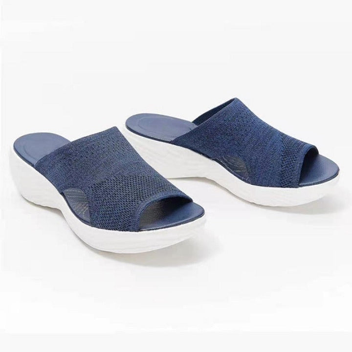 Orthopaedic Ladies Sandals - OrthoComfort-Black-2.5-Nora Luxe