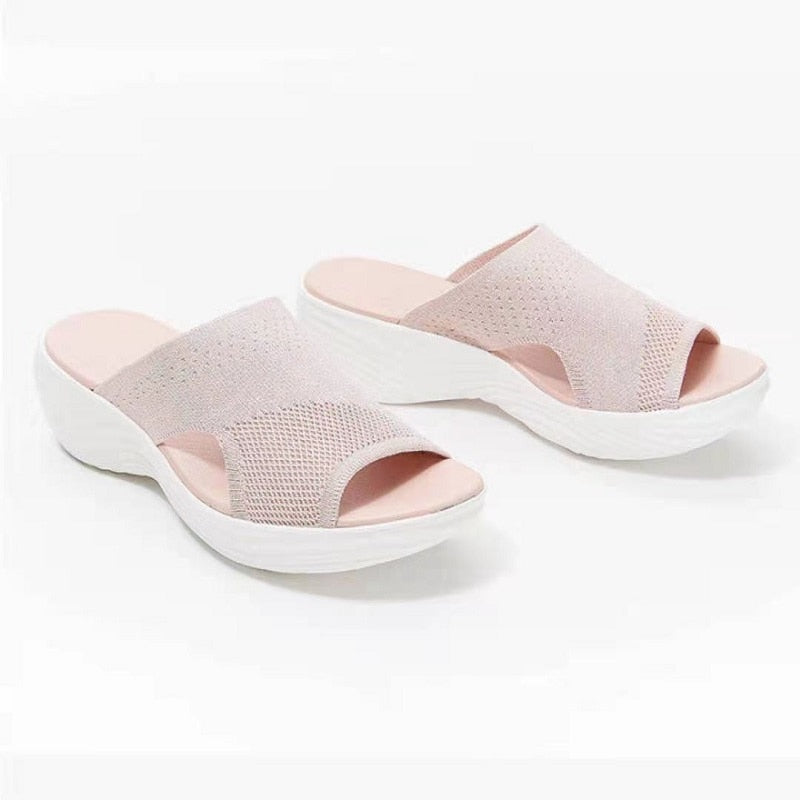 Orthopaedic Ladies Sandals - OrthoComfort-Black-2.5-Nora Luxe